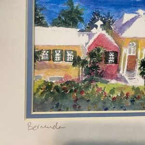 Diana Higgenbotham 2009 watercolor “Impressions of Bermuda” signed print